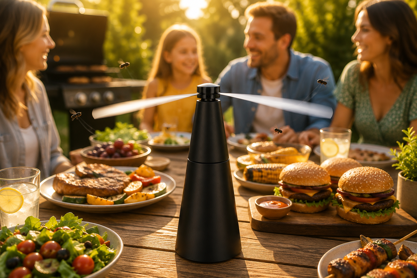 FlyGuard™ – Tabletop Fly Repellent Fan