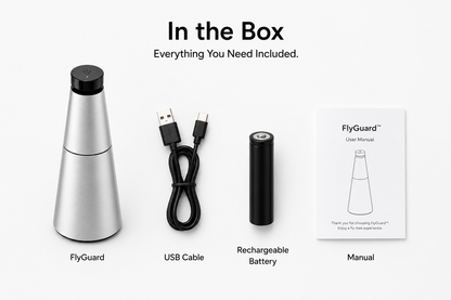 FlyGuard™ – Tabletop Fly Repellent Fan